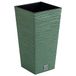 Prosperplast FURU Bloempot, aardgroen, 39,5 x 39,5 x 75,5 cm, inhoud: 37 l.
