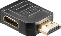 Goobay Compacte HDMI adapter - 90° haaks naar links - versie 1.4 (4K 30Hz)