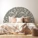 Stickers Tête De Lit Zebra Print 160 X 150 Cm Matte Adhesive