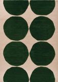 Marimekko Isot Kivet Green 132507 Tapis - 170 x 240 cm - Laine - Vert