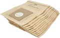 vhbw 10x sacs aspirateur compatibles avec Novum 309, 339 314 / 339314, 337 651 / 337651, 306 445 / 306445 aspirateur - 24,5cm x 18cm sable