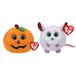 TY - Teeny Puffies Halloween Pumpkin & Christmas Mouse