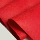 Vilt per meter, breedte 90 cm, handwerk, naaien, verkleden, decoratie (rood, 1 meter)