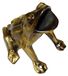 Kikker Patinated Brass Kikker Gold-coloured Size M