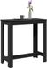 Maison Exclusive Table de bar, Noir, 102x50x103,5 cm, Fibre de bois