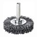 Lessmann Brosse ronde | d. 50 mm arbre 6 mm | Brosses abrasives SiC grain 120 10 mm | 15000 min-¹ | 1 pièce