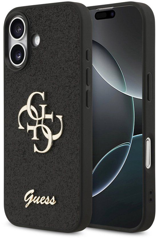 Guess Back Cover - iPhone 17 - Zwart