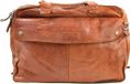 HAROLD'S Leren Business tas Laptoptas met laptopvak Submarine Businessbag Cognac Bruine