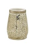 Gedy Crème, G-myosotis, badkamer, tandenborstelhouder van keramiek en glas, R&E-design, afmetingen 11,3 x 8,5 x 8,5 cm, uniek