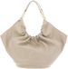 COCCINELLE Leren handtas schoudertas Smash Handbag Smooth Leather Sandshell beige