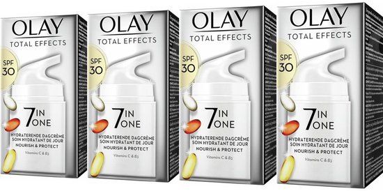 Olay Total Effects 7-in-1 Dagcrème SPF 30 - 4 x 50 ml