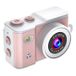 Rose Mini caméra HD 1080p A86 avec écran tactile, format porte-clés