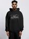 JustDepressed Clothing Sweatshirt 'Good Times - heavy oversized Hoodie 500GSM' noir