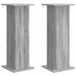 vidaXL Pieds de plantes 2 pièces gris Sonoma 30,5 x 30 x 80,5 cm bois traité
