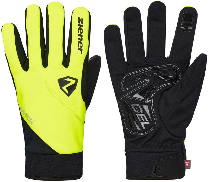 Ziener Donni GTX Infinium Primaloft Fietshandschoenen - geel