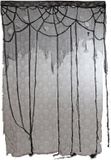 Witbaard Rideau d'Halloween Crâne 200 X 160 cm Gris