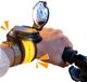 Superbikero Duo Bracelets de vélo avec rétroviseur et clignotant Or