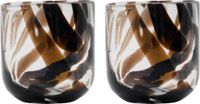 House Doctor Sfeerlicht Home bruin 9cm - 2 stuks