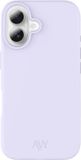 AVY Apple iPhone 16 Hoesje Liquid Silicone met MagSafe Paars