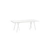 HAY Table à manger Loop Stand stratifié blanc-blanc, 200 cm