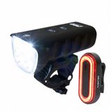 Pro Sport Lights Fietsverlichtingsset - 1800 & 100 Lumen - Koplamp & Achterlicht