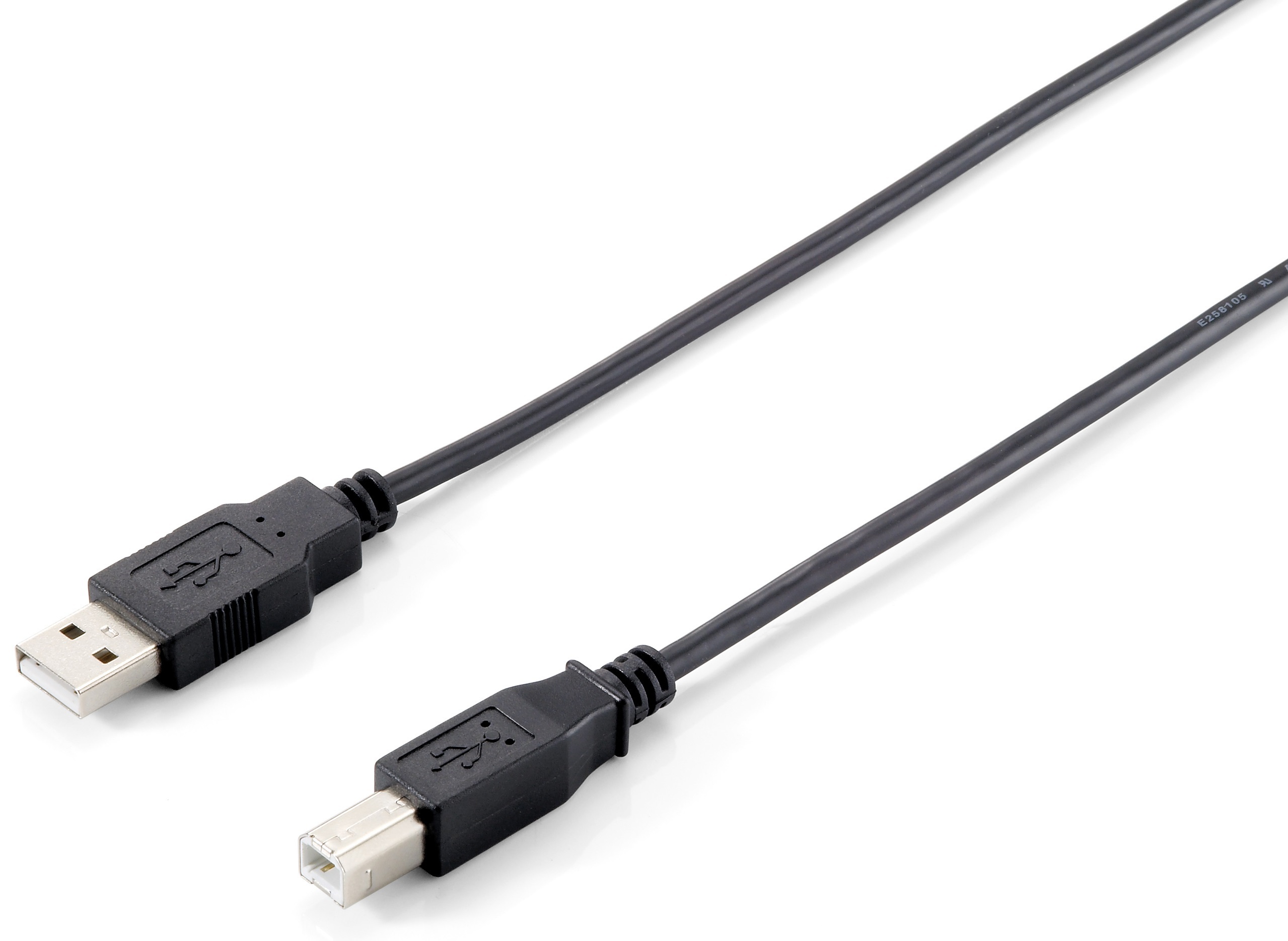 Equip USB 2.0 Type A to Type B Cable, 5.0m , Black