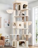 Merkloos / Sans marque Wan GmbH Kattenboom XXL - Krabpaal met huisjes - Beige