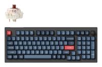 Keychron V5 Max Universeel RF-draadloos + Bluetooth Zwart, Grijs Toetsenbord