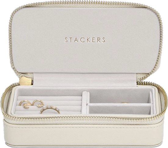 Stackers Reisetui sieraden - Havermout kleur