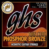 GHS Thin Core Phosphor Bronze Light 012 - 052 western gitaarsnaren