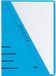 Djois Insteekmap Sec A4 Blauw 100 stuks