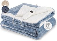 Klarstein XL elektrische knuffeldeken, elektrische deken met automatische uitschakeling, 180x130 cm. Elektrische warmtedeken, kan in de wasmachine, dubbelzijdige elektrische deken voor bed & bank, electric heated blanket met 9 standen
