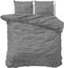 Sleeptime Dekbedovertrek Vintage - Lits-Jumeaux - 240x220 cm - Antraciet