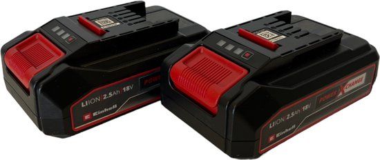 Einhell Power X-Change 18V Twinpack 2x 2.5Ah Battery