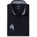 OLYMP Luxor 24/Seven Modern Fit Jersey overhemd marine, Motief