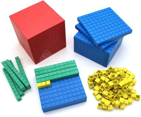 Wissner RE-Plastic® Leerlingenset (121 delig) - Rekenen - Verschillende kleuren