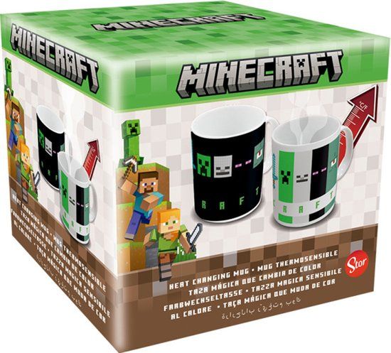 4KidsOnly Minecraft Mok in Giftbox - Heat Change