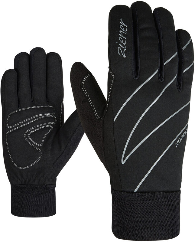 Ziener Ziener Unica Langlauf handschoenen Dames, zwart 2022 7,5 Winterhandschoenen