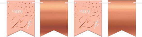 Folat Vlaggenlijn Elegant Lush Blush 25 Jaar - 6 meter