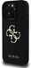 Guess étui pour iPhone 16 Pro Max - Grained Big 4G Logo Small Classic Logo - Noir
