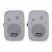 SubZero SZS-P5Y 5 Passive Background Wall Speakers, White, Pair