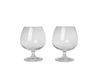 Lot de 2 ensembles de verres à vin courts, Verres à large coupe 10,9x10,9x13,8 cm 625 ml pour vin blanc, eau, jus
