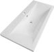 Brauer Halo Wastafel - 100 cm - Keramiek - Wit