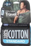 Sport Sea to Summit Premium Cotton Liner Standard Lakenzak - Katoen - Navy