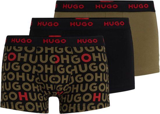 HUGO BOSS Boxershorts 3-Pack - Multicolor - Men's L