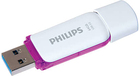 Philips FM64FD75B USB Flash Drive - 64GB - USB 3.2 Gen 1 - Purple/White