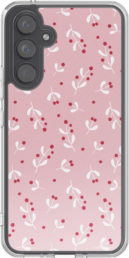 imoshion Hoesje - Geschikt voor Samsung Galaxy A54 (5G) - Design hoesje - Berries Blush