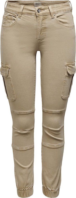 ONLY ONLMISSOURI REG ANK CARGO PNT NOOS Women's Pants - Size 38 X L32 - Light Brown