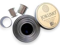JOKUMO Set van 12 eenvoudige ronde deeg-/koekjesvormpjes gemaakt van robuust, commercieel roestvrij staal 18/8 304 – metaalgemarkeerde maat – Perfect voor kookliefhebbers