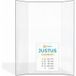 Justus Vitre Usedom - Verre prismatique pour poêle à bois - (90 + 210 + 90) x 450 mm (l2+l1+l3 x H1) - 4 mm